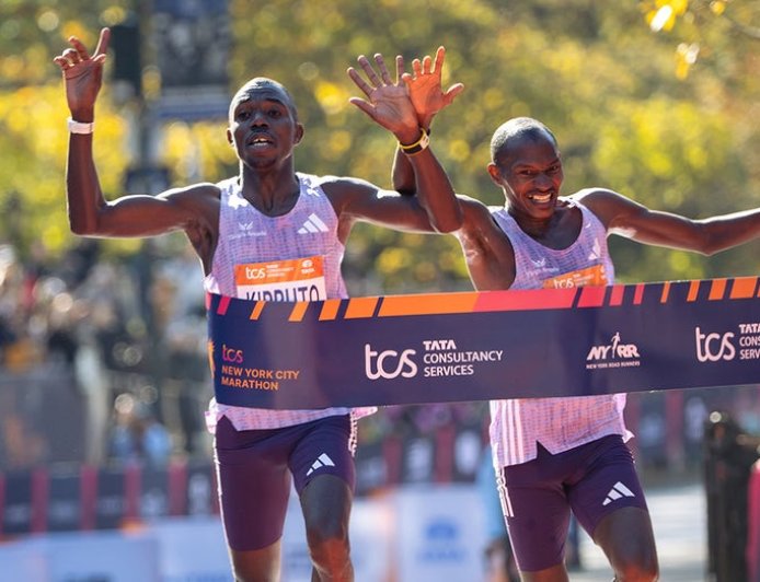 New York City Marathon men's race features photo finish
