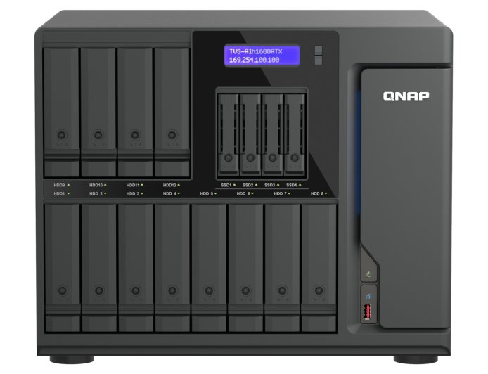 威联通推出 AI NAS TVS-AIh1688ATX，可选英特尔酷睿 Ultra 9 285