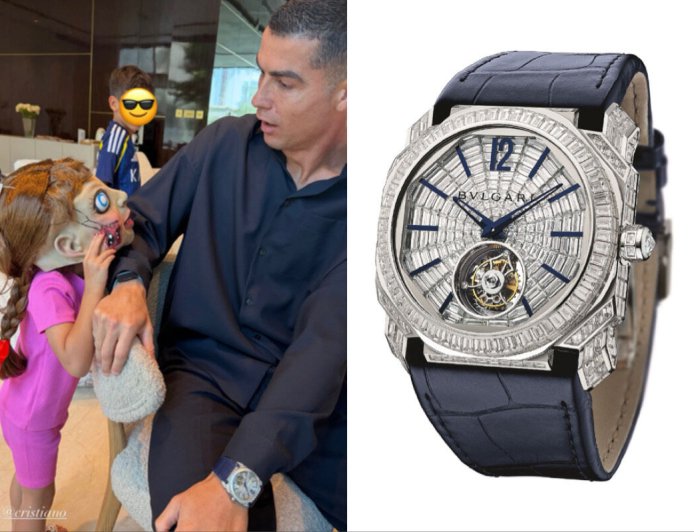 收入最高運動員C羅400億身家買錶不手軟　千萬陀飛輪鑽錶閃瞎眼