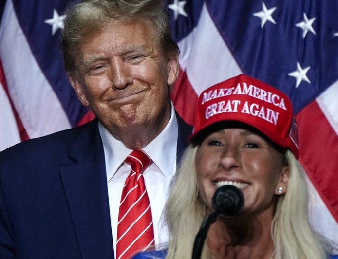 Marjorie Taylor Greene brushes off Trump attacks, breaks away on shutdown, NYC election