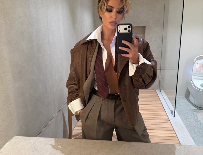 Kim Kardashian Shares BTS Pics From Her Sultry Nude Painted Photo Shoot