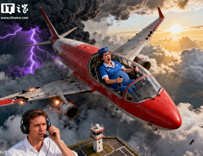 飞行员昏迷、孕妇接管驾驶舱：苹果官宣高空惊悚新片《The Flick》