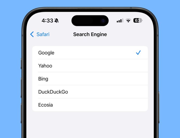 苹果遵守日本新规：iPhone 17 等升至 iOS 26.2 后首次开机可选默认搜索引擎