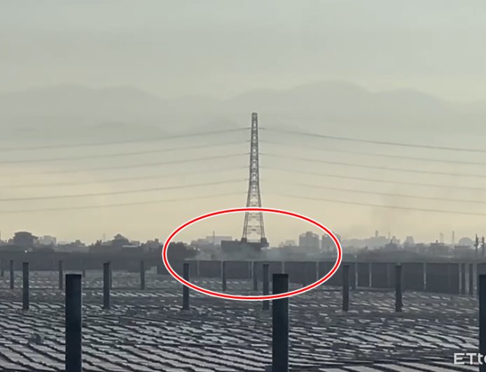 快訊／彰化海上太陽能板起火冒煙！　電纜燒毀現場慘況曝光