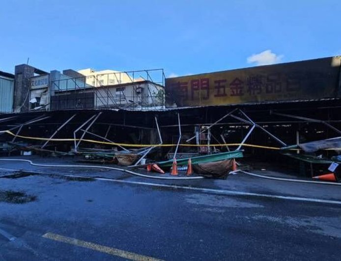 桃園南門市場大火！攤商損失百萬魚貨　在地人：生活重心突然沒了