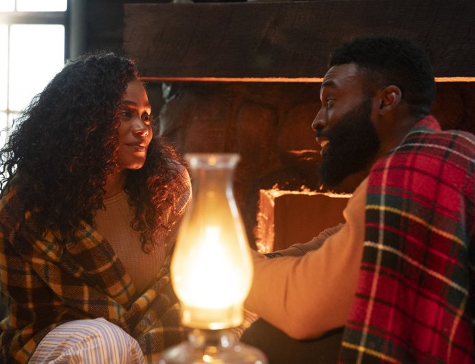 ‘Tyler Perry’s Finding Joy’ Review: A Designer and a Dreamboat Recluse Get Snowbound in a Cabin in Perry’s Treacly Holiday Romance