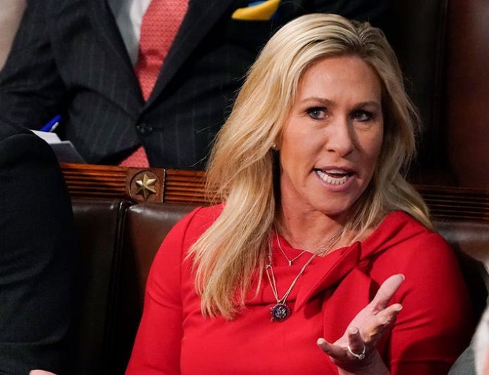 Marjorie Taylor Greene praises Nancy Pelosi's ability to get her agenda passed, wishes GOP could do the same