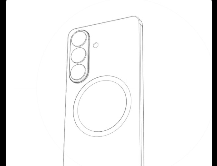 三星 Galaxy S26 标准版手机线稿曝光：6.9mm 厚度，比 S25 更薄