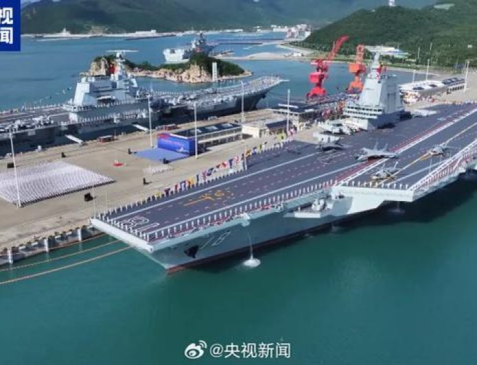 央视官宣中国003型航母“福建”舰正式入列，这3点国人必须要知道