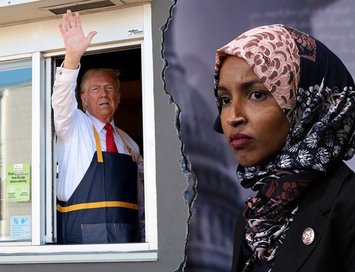 White House taunts Ilhan Omar with McDonald's photo, suggests she can go back to Somalia