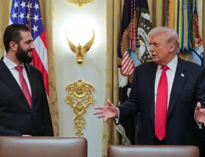 叙利亚总统沙拉会见特朗普 美国延长对叙制裁豁免