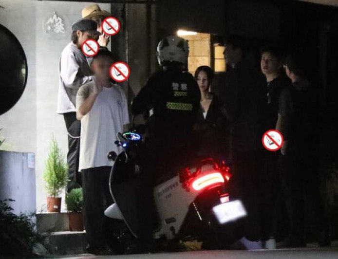 直擊王大陸「深夜遭警察關切」！放假帶女友吃日料 大飛柯震東也在