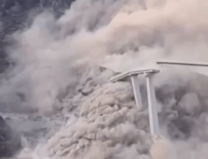 Major Chinese bridge collapses into river just months after opening to traffic