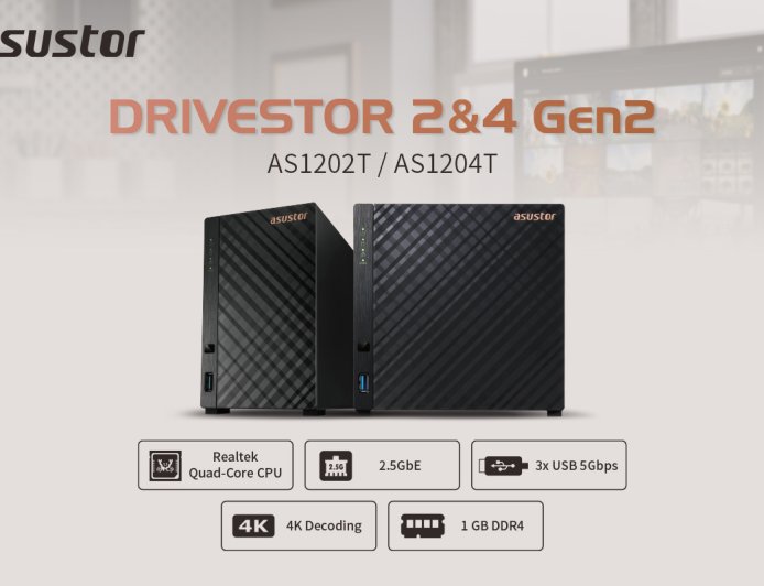 华硕爱速特推出 AS12 系列 NAS：四核 Arm 处理器带 2.5GbE，2/4 盘位