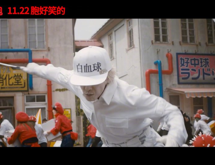 《工作细胞》真人版电影中国内地定档 11 月 22 日，《初吻》12 月 5 日