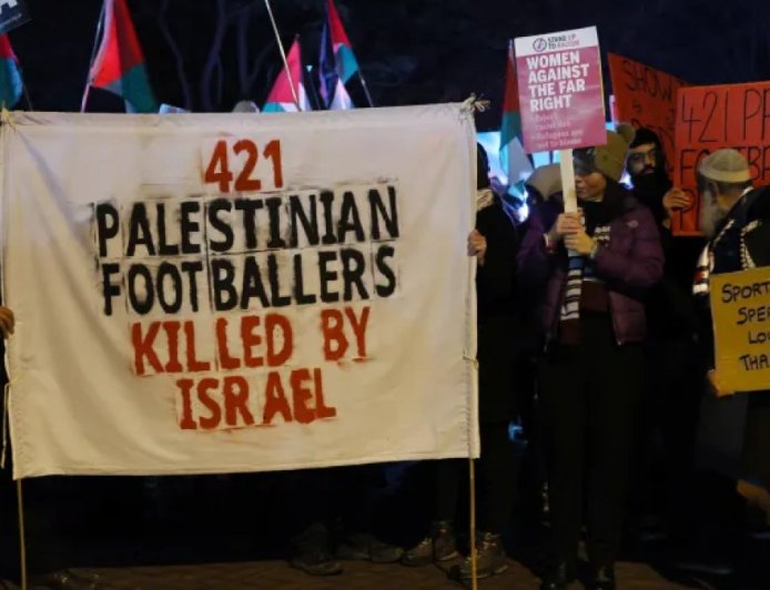 数十名运动员呼吁欧足联因以色列侵犯人权而禁止其参赛