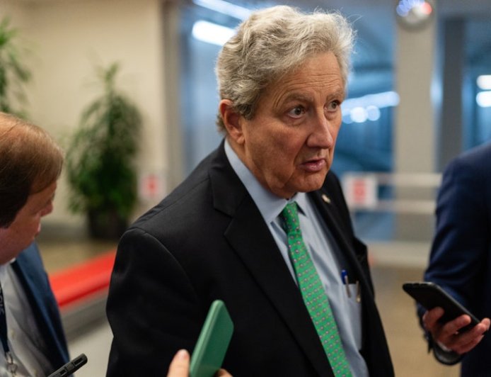 Sen. John Kennedy ridicules Democratic Party divide between Schumer and 'socialist' wing' led by AOC