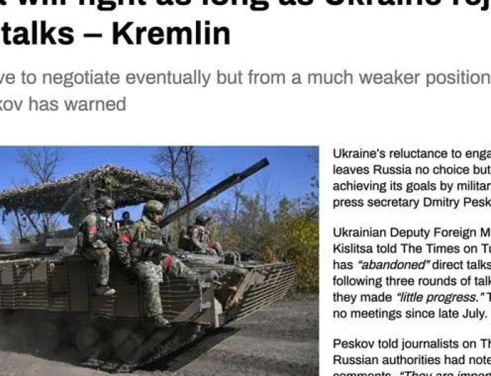 俄方给了个战争结束的时间，强调为了子孙后代