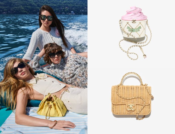 CHANEL冰淇淋杯晚宴包、最新藤編口蓋包超可愛！Cruise度假系列慵懶啟程