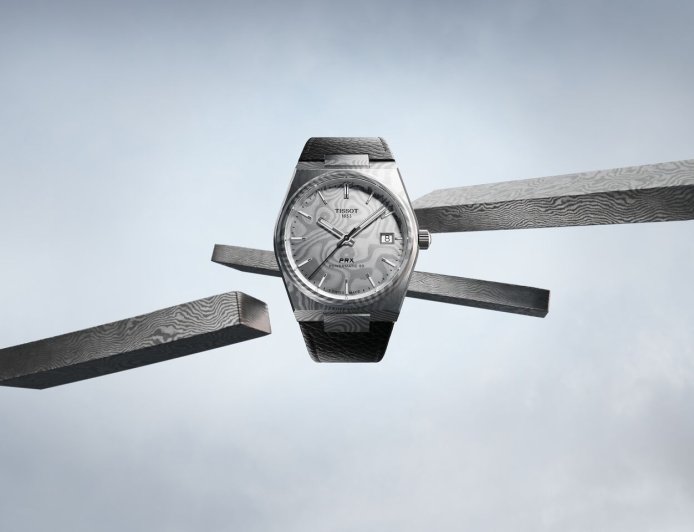 天梭首款大馬士革鋼錶問世　33,000元入手獨一無二款