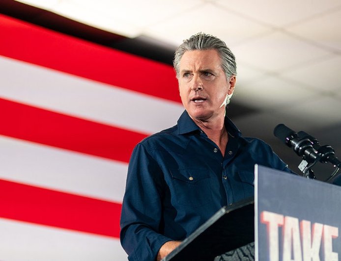 Gavin Newsom declared as the Democratic Party's 2028 'frontrunner' by Politico