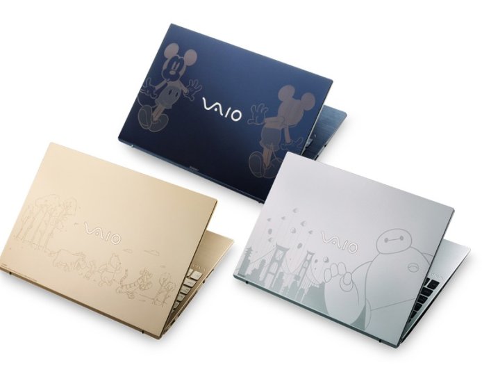 VAIO 推出迪士尼联名 F16 / F14 笔记本，A 面激光雕刻 IP 插画