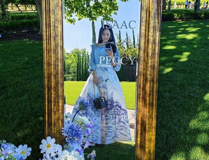 陳喬恩喝喜酒穿搭滿分　百萬AP錶搶眼