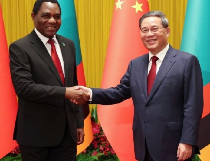 中国总理28年来首次访问赞比亚