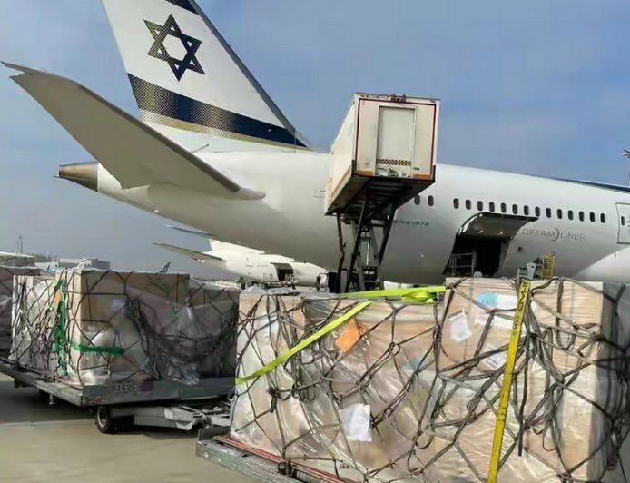 以色列国防部：目前已收到超过12万吨军事物资