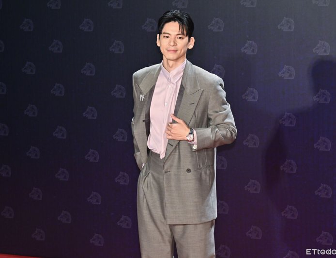 金馬紅毯／林柏宏穿「芋頭火鍋」現身！　撞場TWICE開唱曝心聲：真的好想去