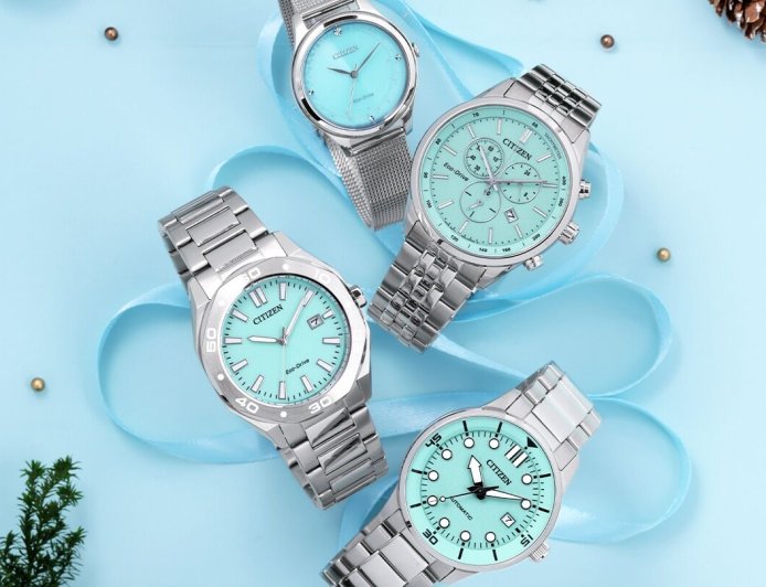 CITIZEN節慶錶換上夢幻湖水藍　藍月設計日夜都美