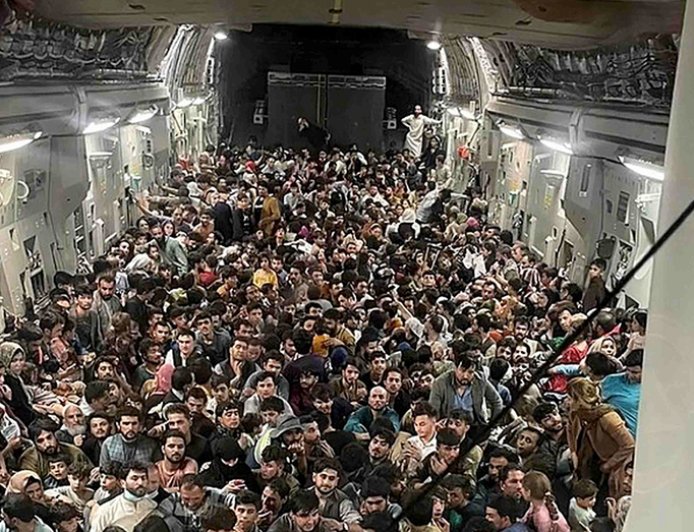 Afghan withdrawal refugees had ‘free rein’ on US bases in 2021, sources said, leaving in Ubers untracked