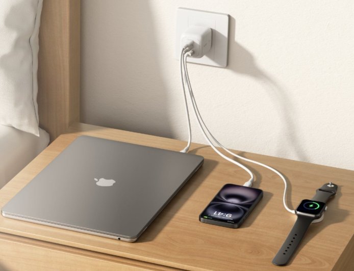 贝尔金发布 70W 氮化镓三口快充头，售 316 元