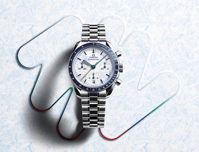 歐米茄冬奧帕運錶秀冰霜質感　賽會標誌色彩點綴指針