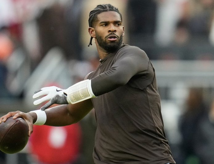 Shedeur Sanders dismisses reporter's 'rude' question about Browns coach's aggressiveness