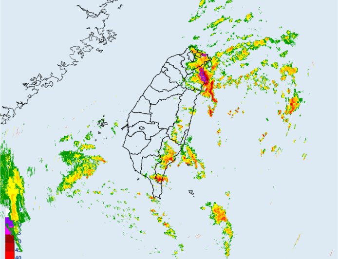 快訊／強對流！　大雷雨轟2縣市