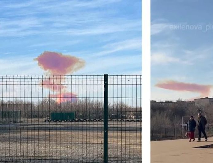 现场升起紫色蘑菇云！俄罗斯最强洲际核导弹试射失败当场爆炸