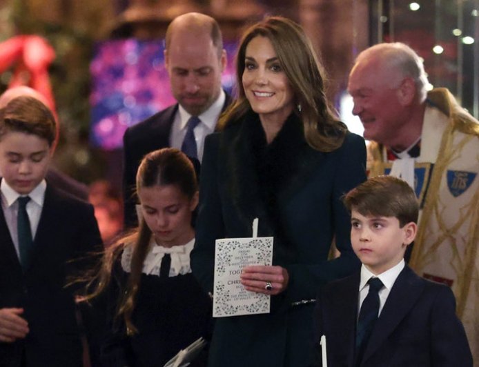Princess Kate and family shine at Christmas carol service; Andrew's daughters miss event