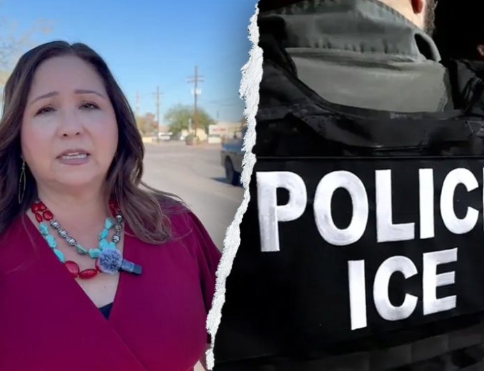 DHS fires back after Dem lawmaker claims she was 'pushed aside and pepper sprayed' during ICE raid