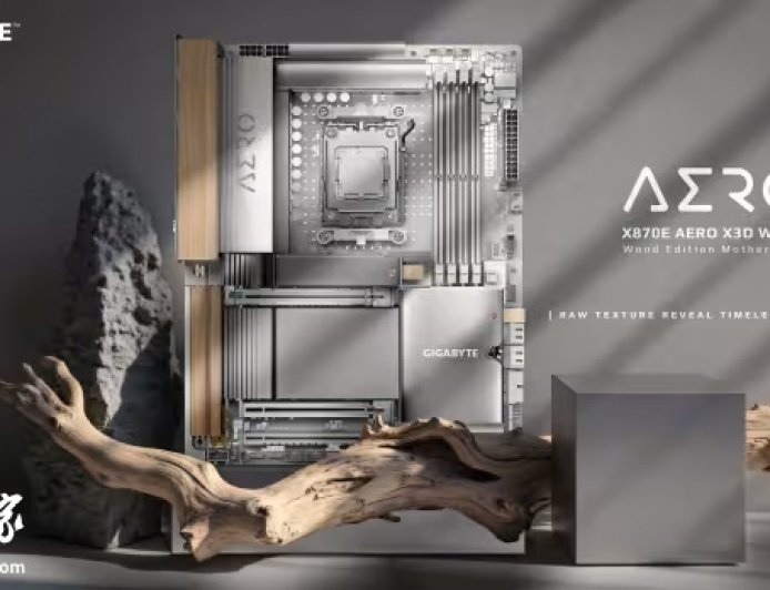 技嘉推出 X870E AERO X3D WOOD 主板：实木装饰，自带双 5Gb 网口