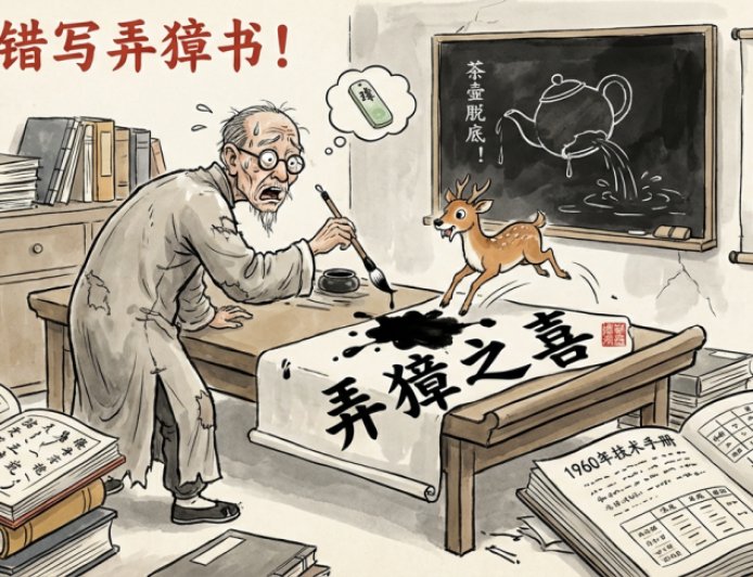 戎默｜“惟愁错写弄獐书”：错字和误书