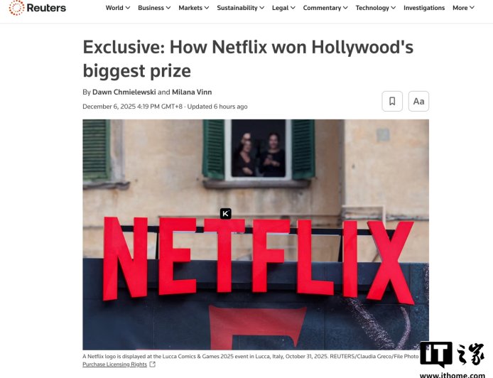 Netflix 收购华纳兄弟内幕公开：派拉蒙三轮主动报价被拒后，就决定入局