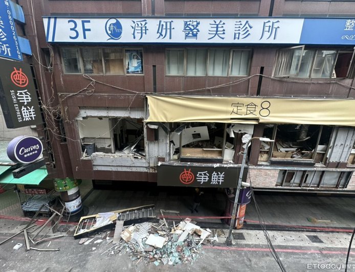 板橋府中商圈氣爆！拆除大隊及環保局進場　排除有安全疑慮構造物