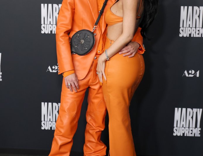 Kylie Jenner and Timothee Chalamet Pack on PDA at 'Marty Supreme' Premiere