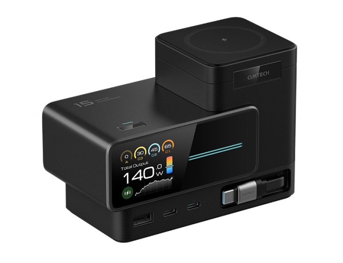 上市 1 月立砍百元：酷态科 15 号超级电能站 316 元国补新低，140W 快充 + 双无线充电