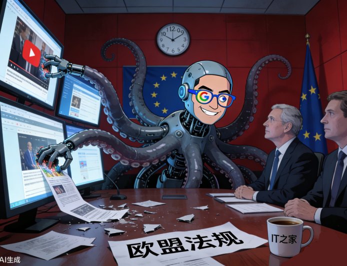 欧盟对谷歌启动新一轮调查，指控其滥用网络与 YouTube 内容训练 AI 模型
