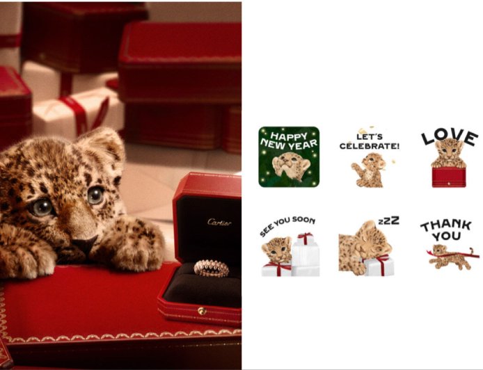 卡地亞小美洲豹總店調皮尋寶　LINE免費下載萌樣貼圖