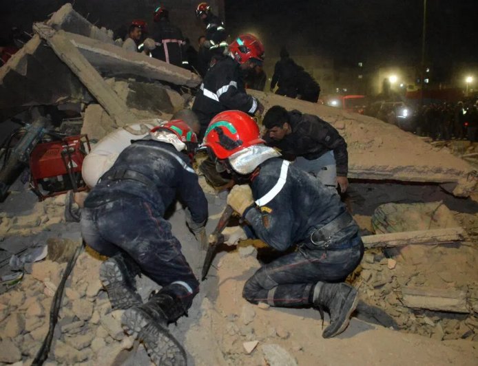 摩洛哥北部古城两栋建筑坍塌 已致22死