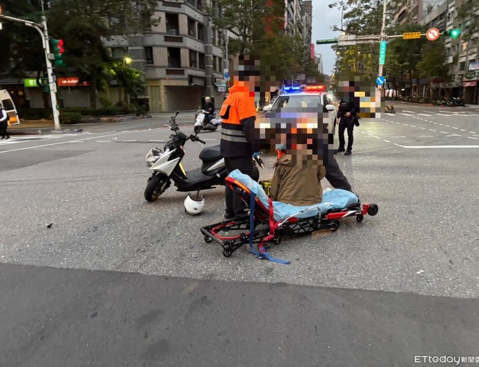 北市女闖紅燈遭趕上班員警猛撞　顱內出血亡