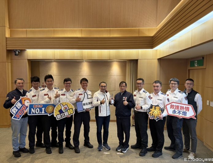 新北消防獲「金梧桐獎」殊榮　三重EMT-P+勇奪團體獎…救護水準UP